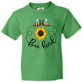 thumbnail image 3 of Inktastic Bee Kind Bees and Sunflower Youth T-Shirt, 3 of 5