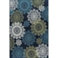thumbnail image 3 of Capitola GAD Posey Beautiful Contemporary Geometric Indoor Outdoor Area Rug Multi-Color 6'7" 6' Round/Square Round, 3 of 3