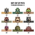 thumbnail image 3 of WIRESTER 27 Pcs Realistic Dinosaurs Party Hats , Birthday Party Hats, Party Favors For Kids, Toys for Kids Boys Girls, 3 of 7