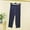 Blue, variant on Womens Wide Leg Sleep Pants Flowy Stretchy Palazzo Pants Loose Lounge Thin Pants Straight Leg High Elastic Waist Trousers