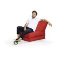thumbnail image 3 of Gouchee Home Twist Brava Red Bean Bag Chair – Water-Repellent Polyester Oxford Fabric with Polystyrene Bead Filling, Suitable for Adults and Teens, Convertible Seating for Living Room or Dorm, 3 of 10