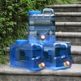 thumbnail image 2 of 5/8/10/12/15L Water Container with Tap Outdoor Water Bucket Large Capacity Water Storage Tanks Camping Drinking Bucket, 2 of 7
