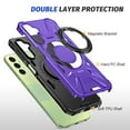 thumbnail image 3 of Ancove for Samsung Galaxy A15 Magnetic Case [Compatible with Mag Safe],Heavy Duty Ring Holder [Kickstand] Military Grade Drop Protection Case Cover for Samsung Galaxy A15,Purple, 3 of 8