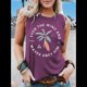 thumbnail image 3 of Camiseta de Tirantes de Playa de Verano para Mujer, Color y Rojo (Imagen A Color y Letras Blancas) S, 3 of 5