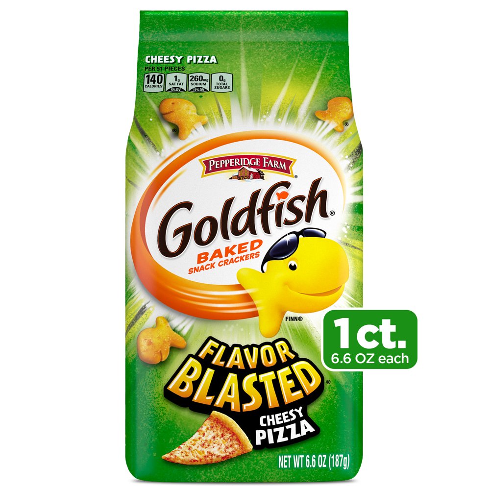 Pepperidge Farm Goldfish Flavor Blasted Xplosive Pizza Crackers, 6.6 oz