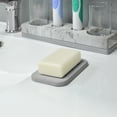 thumbnail image 6 of Linkidea 2 Pack Diatomite Soap Dish, Fast Drying Soap Saver, Soap Bar Holder for Bath Shower, Self-Dry Soap Container (Gray), 6 of 6