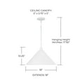 thumbnail image 3 of Capital Lighting 351311MB Alden 18" Wide Pendant - Black, 3 of 7