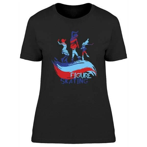 Female Figure Skating T-Shirt Women -Image by Shutterstock, Female x-Large