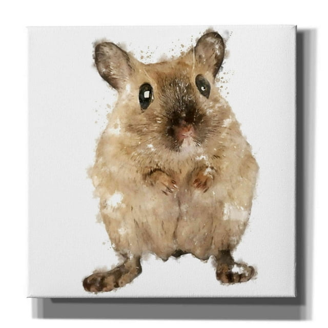 Epic Graffiti 'Curious Mouse' by Kim Curinga, Canvas Wall Art, 26"x26"