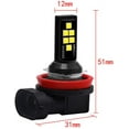 thumbnail image 3 of LAICAIW 2x H11 H8 LED Fog Light Bulb Advanced 3030 SMD Bright Colorful Daytime Running DRL Lamp, Green, 3 of 7