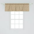 thumbnail image 2 of Ambesonne Beige Window Valance, Damask Floral Victorian, 54" X 18", Beige, 2 of 3