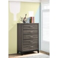 thumbnail image 2 of Watson 5-drawer Bedroom Chest Grey Oak, 2 of 12
