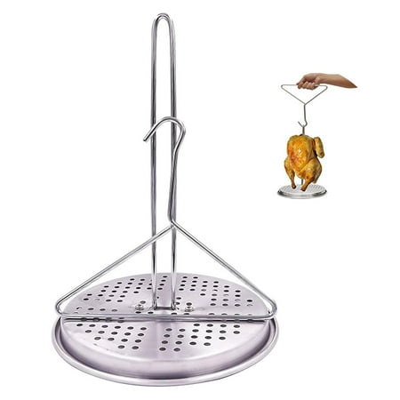 

Virmaxy Grilling Tools for Outdoor Grill Improve The Turkey Metal Bracket Poultry Pendant Kitchen Barbecue Accessories And Make A Vertical Grill For The Whole Chicken