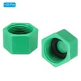 thumbnail image 3 of G3/4" Hex Female Thread PPR Pipe Fitting End Cap, Tubing Stopper for Preventing Leakage, Light Green 20Pcs, 3 of 4