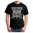 thumbnail image 5 of Awesome Husband T-Shirt Fathers Day Baby Shower Gender Reveal Funny Mens The Twisted Donut, 5 of 5