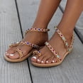 thumbnail image 2 of Women's summer flat open-toe sandals and lightweight beach shoes, 2 of 7