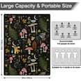 thumbnail image 6 of Picnic Blankets Waterproof Foldable Extra Large,80"x 60" Outdoor Beach Blanket Waterproof Sandproof,3-Layer Lightweight Handy Mat Tote Picnic Camping Rugs for Outside Your Rv(Vintage Mushroom), 6 of 6