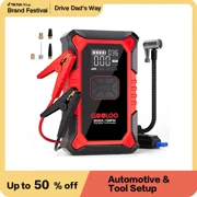 GOOLOO A3 Portable Car Jump Starter with Air Compressor, 3000A Car Battery Jump Starter (9.0 Gas/6.5L Diesel) with 150PSI Digital Tire Inflator