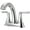 Polished Chrome, variant on Pfister Lg48-Mca0 Mcallen 1.2 GPM Centerset Bathroom Faucet - Nickel