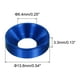 Uxcell 50pcs M3 Rondelles de contre-Alésage, Alliage d'Aluminium Anodisé 0,54 ", Joints de Culasse Vis RC Bleu Marine – image 2 sur 6