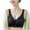 Black, variant on Darzheoy Wire-Free Bra for Women Fashion Solid Color Comfortable Lace Bra Underwear Bowknot No Rims Bras for Women High Support 40