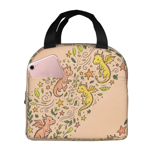 Cute Cat Kitten Lunch Bag Reusable Insulated Lunch Box Women Men,Cooler Thermal Meal Tote for Picnic Office Work