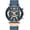 Blue Rose, variant on Mens Luxury Watches Business Chronograph Dress Waterproof Leather Strap Analog Quartz Wrist Watch