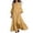 *Gold, variant on Women's Off Shoulder Long Sleeve Maxi Dress,Smocked Tiered Loose Flowy Dress For Women,Ladies Casual Summer Beach Boho Dress,Black,S-3XL