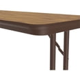 thumbnail image 2 of Correll 3/4" High Pressure Folding Seminar Table with Off-Set Leg Medium Oak, 2 of 7