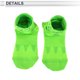 thumbnail image 5 of Calcetines de ciclismo Unique Bargains, antideslizantes, absorbentes de sudor, anti-fricción, exteriores, verdes, tamaño M, neutros, 1 par con puntos reflectantes., 5 of 6