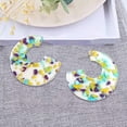 thumbnail image 4 of Pendientes en forma de C exagerados pop de personalidad, 4 of 5