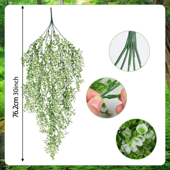 Artificial Flower Vine Garland Spring Wreaths for Front Door Front Door Wreath for Home Decor Wedding Wall Pipe Cover Living Room Front Door Decor