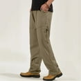 thumbnail image 2 of ZZHZGZ Sweatpants for Men Canvas Pants, Regular Fit, Performance Stretch, Utility Pocket & Loop, Grey, 34X30 Xl, 2 of 7