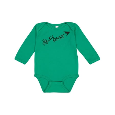 

Inktastic Big Brother Arrow Gift Baby Boy Long Sleeve Bodysuit