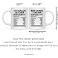 thumbnail image 5 of CTDream Funny 11oz. Ceramic Coffee Tea Mug Thank You Gift, 4th Grade Teacher Nutritional Facts, 1-Pack, Novelty Gag Birthday Christmas Gift Ideas Coworker, 5 of 7