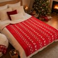 thumbnail image 5 of Eoozwa Christmas Ornaments Flannel Throw Blanket All Season Using Ultra Soft Fuzzy Plush Cozy Non-shedding Blanket for Couch Sofa Bed Camping, Ideal Gift for Adults, 5 of 7