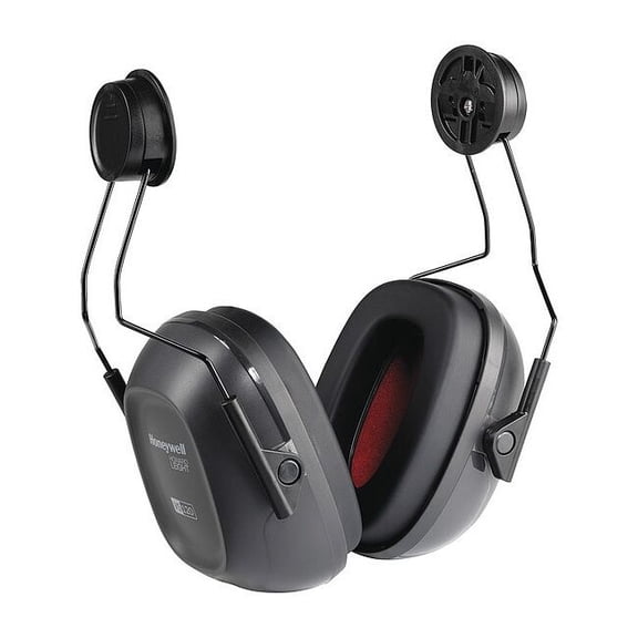 Honeywell Howard Leight Ear Muffs,Hard Hat Mounted,Black,24dB 1035121-VS