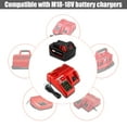 thumbnail image 5 of 18V 6.5Ah 48-11-1860 18V Extended Capacity Battery and Charger Kit Replacement for Milwaukee 18V M18 Battery 5.0Ah 6.0Ah 4.0Ah 48-11-1865 48-11-1862 48-11-1850 48-11-1852 48-11-1840 48-59-1812, 5 of 7