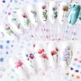 thumbnail image 5 of 24 Sheets Nail Stickers with Assorted Patterns Water Transfer Blossom Flower Stickers Set Nail Decals for Women Fingernail Decorations, 5 of 9