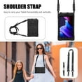 thumbnail image 3 of Tablet Protective Case, Precise Cutouts Tablet Shockproof Case Perfect Fit Black Adjustable Hand Strap  for Active 3 2020 T575 8 Inch Tablet, 3 of 7