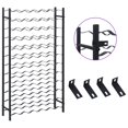 thumbnail image 3 of vidaXL Wine Rack for 72 Bottles Black Iron, 3 of 4