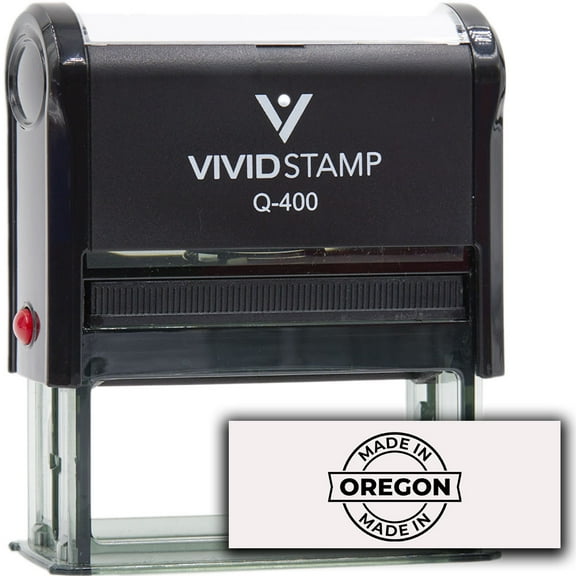 All Quality Made In Oregon Self-Inking Rubber Stamp (Black Ink) - Q-400