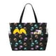 thumbnail image 1 of Fotbe purple cyan brown Skull Bolsa de Viaje para Playa - Resistente al Agua, Bolsa Tote de Gran Capacidad y Ligera con 7 Bolsillos para Mujeres y Hombres, 1 of 7