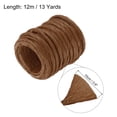 thumbnail image 2 of Uxcell Raffia Paper Craft Rope Packing Rope 13.1 Yards Twisted Paper Coffee, 2 of 5