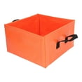 thumbnail image 3 of Cubo Plegable Multifuncional Portátil Ligero Cubo Plegable De Gran Capacidad para Acampar Senderismo Pesca 13L Naranja, 3 of 5