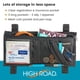 thumbnail image 4 of Organizador para Visera de Coche High Road con Bolsillos con Cierre para Gafas de Sol, 4 of 7