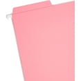 thumbnail image 2 of shiyou-FasTab Hanging File Folder, 1/3-Cut Built-in Tab, Letter Size, Dark Pink, 9 Count (64014), 2 of 4