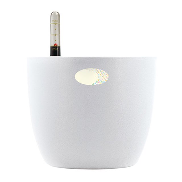 CAROOTU Planter Flower Pot with Water Level Indicator Modern Style Automatic Self Watered