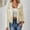 Beige, variant on Women's Casual Jackets Lightweight Fringe Design For Everyday Wear - Versatile Layering Piece For All Seasons - Comfortable Fit And Easy Care Brown L