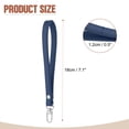thumbnail image 2 of Uxcell Leather Wristlet Strap, PU Leather Keychain for Women Wallet Clutch Phone Car Key Dark Blue, 2 of 7